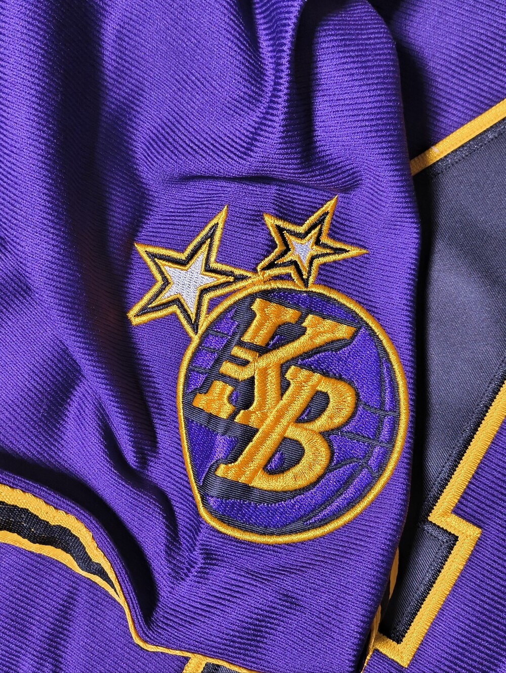 NWT Authentic Classics Kobe Bryant Legend Baseball Jersey Men’s L Purple Gold #8 - Picture 7 of 7